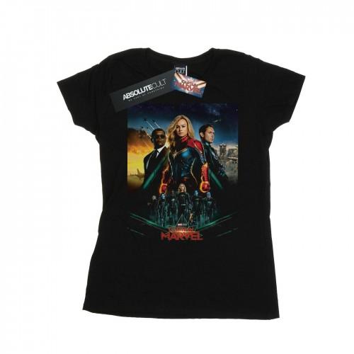 Marvel Womens/Ladies Captain Marvel Movie Starforce Poster Cotton T-Shirt білий
Marvel Womens/Ladies Captain Marvel Movie Starforce Poster Cotton T-Shirt білий