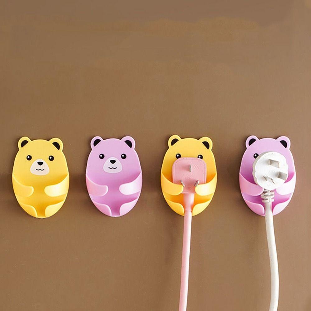 4Pcs Plastic Power Plug Holder Strong Adhesive Hug Bear Hook Bear Plug Bracket Bathroom 4Pcs
4Pcs Plastic Power Plug Holder Strong Adhesive Hug Bear Hook Bear Plug Bracket Bathroom 4Pcs