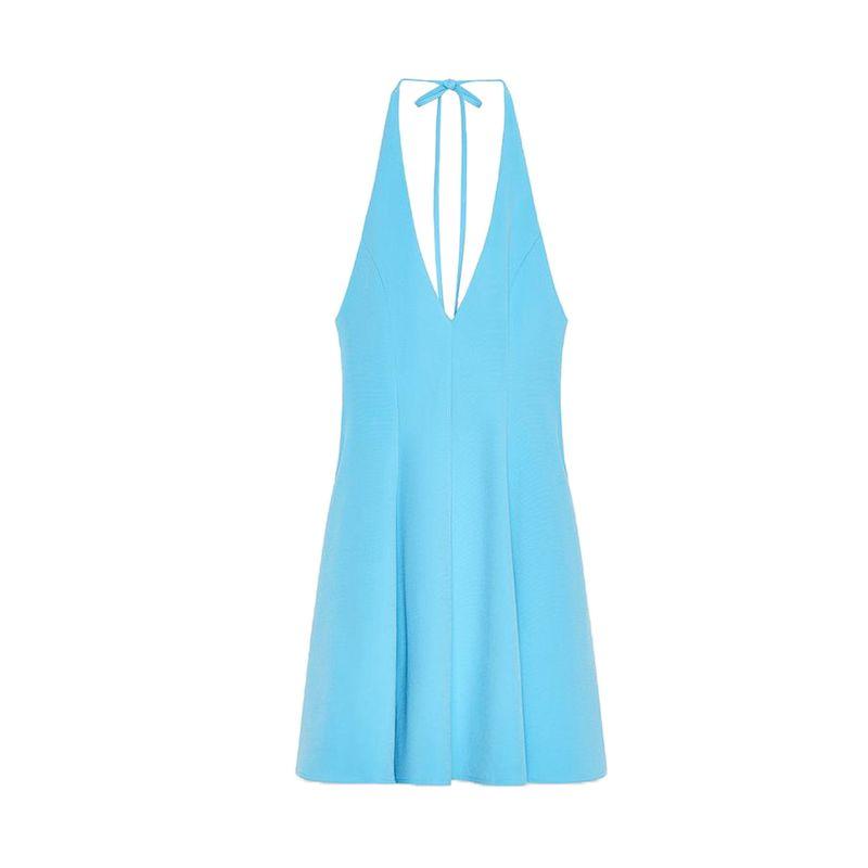 Summer New Product Women s Clothes French Style Bow Shoelace Wavy Style Wide Swing Halterneck Short Dress 4661379 Blue L
Summer New Product Women s Clothes French Style Bow Shoelace Wavy Style Wide Swing Halterneck Short Dress 4661379 Blue L