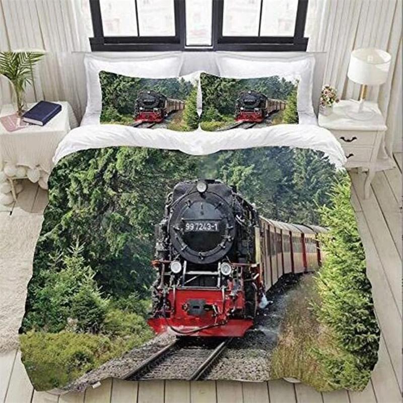 Красно-серый паровой двигатель пододеяльник локомотив красно-черный поезд на стальных железнодорожных путях путешествие приключения графическое украшение спальни 135x200cm 2pcs
Красно-серый паровой двигатель пододеяльник локомотив красно-черный поезд на стальных железнодорожных путях путешествие приключения графическое украшение спальни 135x200cm 2pcs