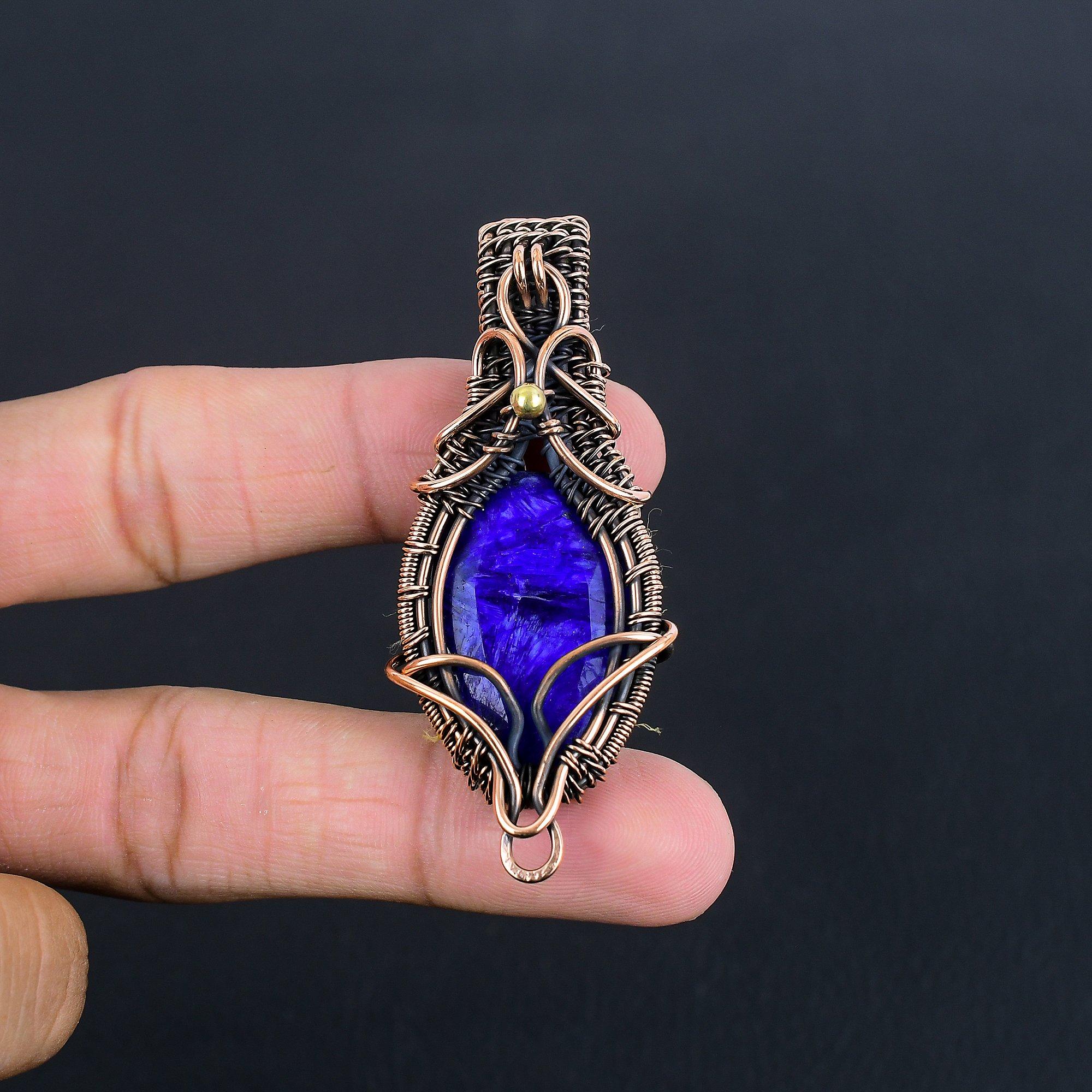 Кулон с синим сапфиром, Кулон с драгоценным камнем ручной работы, Кулон, обернутый медной проволокой 999 пробы, Антикварное украшение, Для подарка на помолвку
Кулон с синим сапфиром, Кулон с драгоценным камнем ручной работы, Кулон, обернутый медной проволокой 999 пробы, Антикварное украшение, Для подарка на помолвку