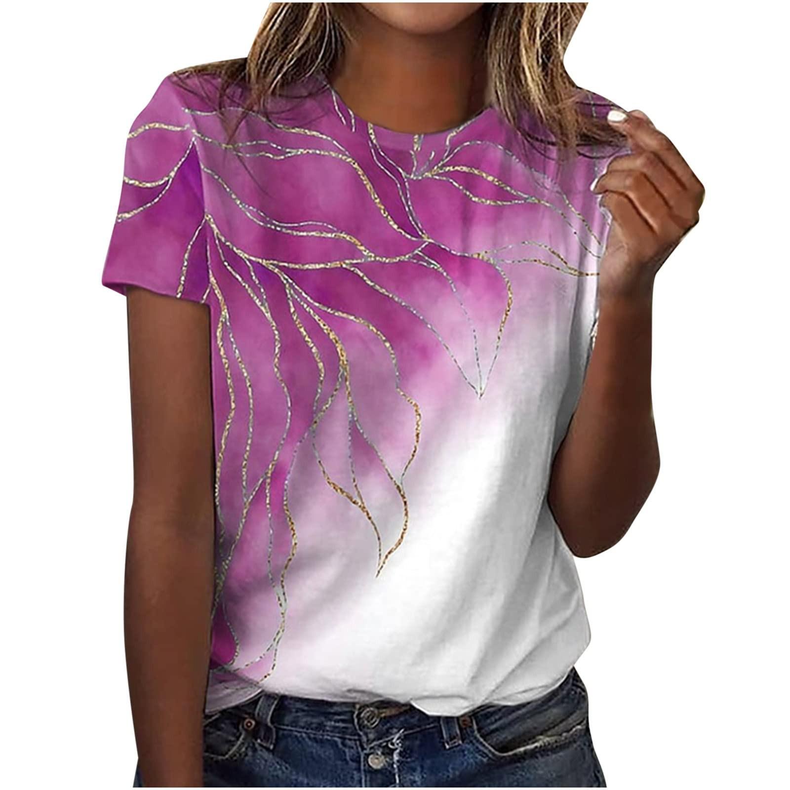 Mulheres Casual Manga Curta Gola Redonda Пуловер Solto Top, Женский мода, Estampado em 3D, Macio, Fit, Lazer, Escritório, Camisa Verão XXS
Mulheres Casual Manga Curta Gola Redonda Пуловер Solto Top, Женский мода, Estampado em 3D, Macio, Fit, Lazer, Escritório, Camisa Verão XXS