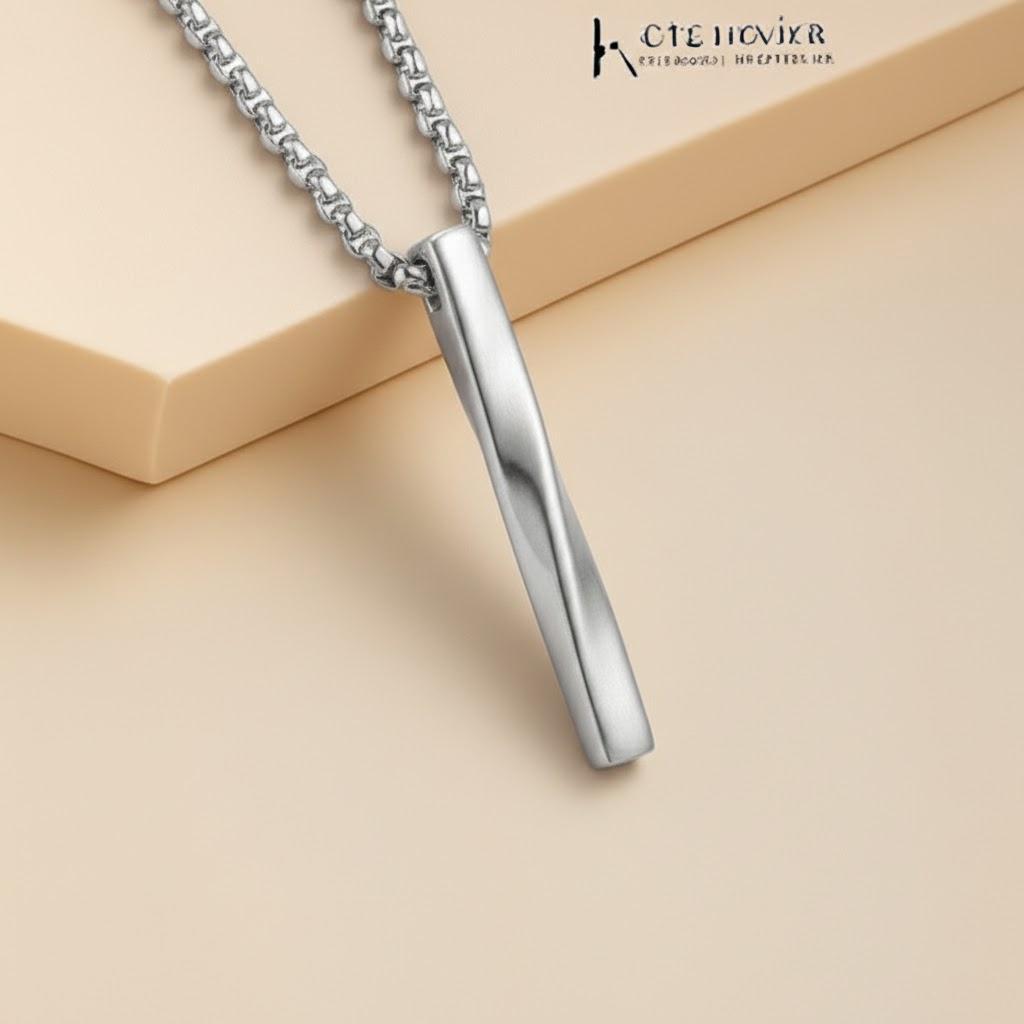 Geometric Stainless Steel Pendant Necklace for Men Stylish Jewelry Gift Unique Creative Accessories for Him
Geometric Stainless Steel Pendant Necklace for Men Stylish Jewelry Gift Unique Creative Accessories for Him