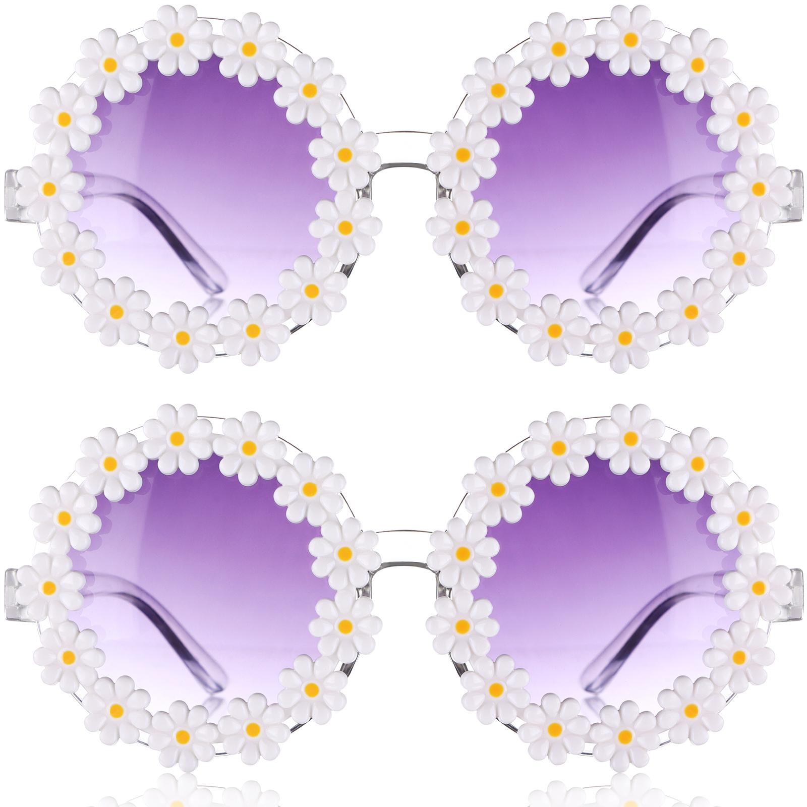 2 Pack Daisy Flower Sunglasses Retro Flower Glasses Retro Daisy Sunglasses Girl
2 Pack Daisy Flower Sunglasses Retro Flower Glasses Retro Daisy Sunglasses Girl
