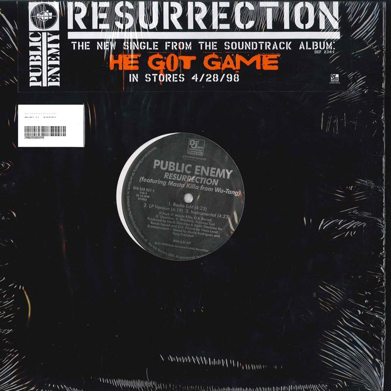 12inch Record PUBLIC ENEMY - Resurrection / He Got Game 3145689271 DEF JAM 1998 US Rap & Hip-Hop/R&B Used
12inch Record PUBLIC ENEMY - Resurrection / He Got Game 3145689271 DEF JAM 1998 US Rap & Hip-Hop/R&B Used