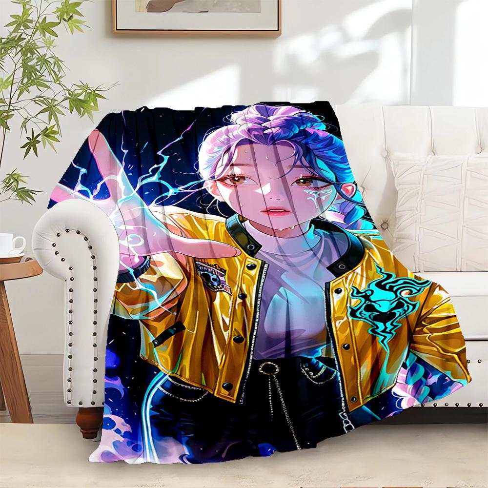 K-POP Anime Girls Group - Four Seasons Soft Warm Blanket - All-Season Thick Knit Polyester Bedspread for Bed, Camping, Travel - Perfect Gift 100x150cm
K-POP Anime Girls Group - Four Seasons Soft Warm Blanket - All-Season Thick Knit Polyester Bedspread for Bed, Camping, Travel - Perfect Gift 100x150cm