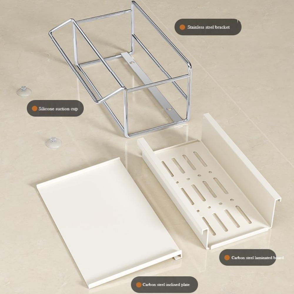 Shelf Organizer Stainless Steel Sink Drain Rack Self-draining Soap Drainer Towel Rack Kitchen Style 2/White
Shelf Organizer Stainless Steel Sink Drain Rack Self-draining Soap Drainer Towel Rack Kitchen Style 2/White