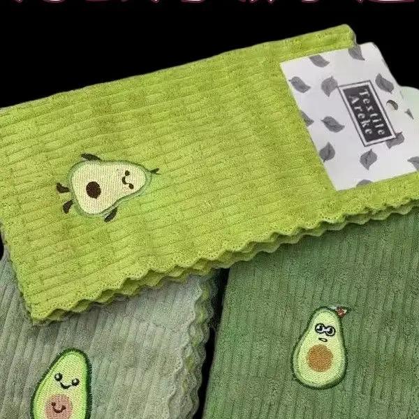 Quick-Dry Kitchen Towels, Thickened Multi-Purpose Cloths for Dishes, Car, Glass - Soft & Reusable Green avocado
Quick-Dry Kitchen Towels, Thickened Multi-Purpose Cloths for Dishes, Car, Glass - Soft & Reusable Green avocado