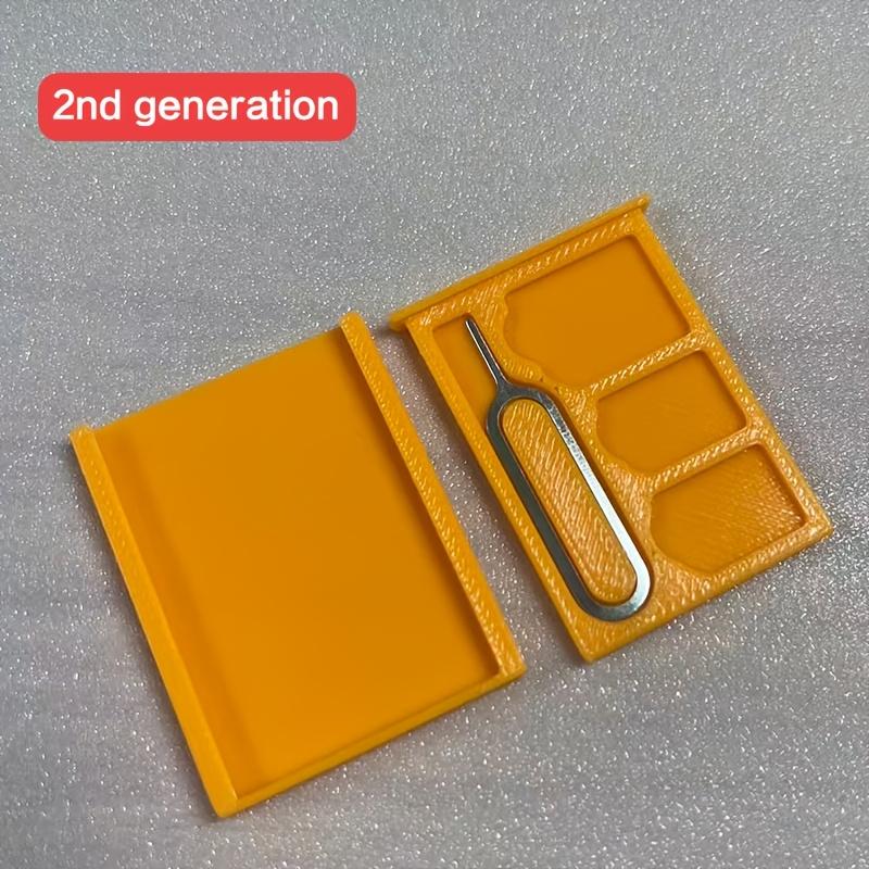 Portable SIM Card Case, Compact Shockproof Dustproof Storage for SIM & Memory Cards жовтий
Portable SIM Card Case, Compact Shockproof Dustproof Storage for SIM & Memory Cards жовтий