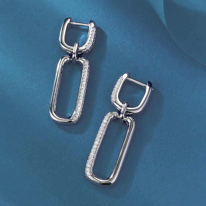 2024 Trendy S925 Sterling Silver Paperclip Tassel Earrings S925 Silver 
2024 Trendy S925 Sterling Silver Paperclip Tassel Earrings S925 Silver