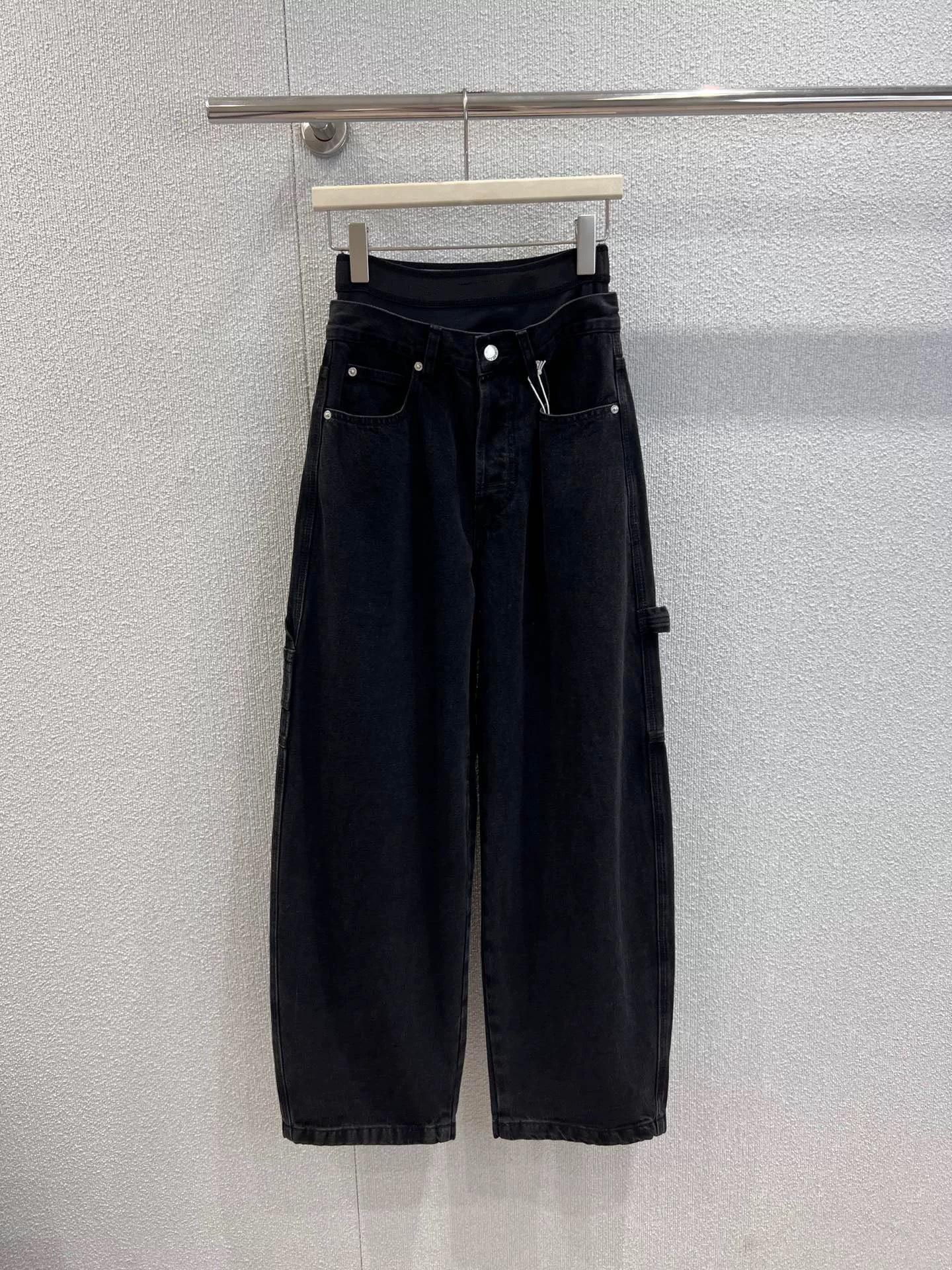 Women s Retro Blue Double Waist Patchwork Wide-Leg Pants Large
Women s Retro Blue Double Waist Patchwork Wide-Leg Pants Large