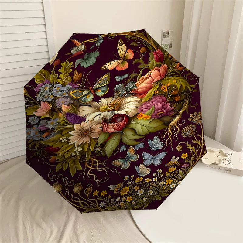 1PC Floral Butterfly Umbrella-8-Rib Reinforced, Automatic Open, Lightweight & Durable, Fashion Accessory for Outdoor, J0404
1PC Floral Butterfly Umbrella-8-Rib Reinforced, Automatic Open, Lightweight & Durable, Fashion Accessory for Outdoor, J0404