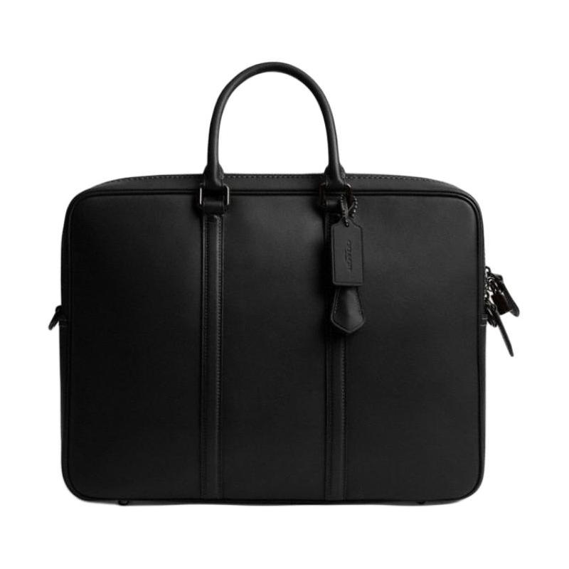 COACH Metropolitan 40 detachable shoulder strap with zipper closure glove-tanned leather laptop bag large men s black чорний
COACH Metropolitan 40 detachable shoulder strap with zipper closure glove-tanned leather laptop bag large men s black чорний