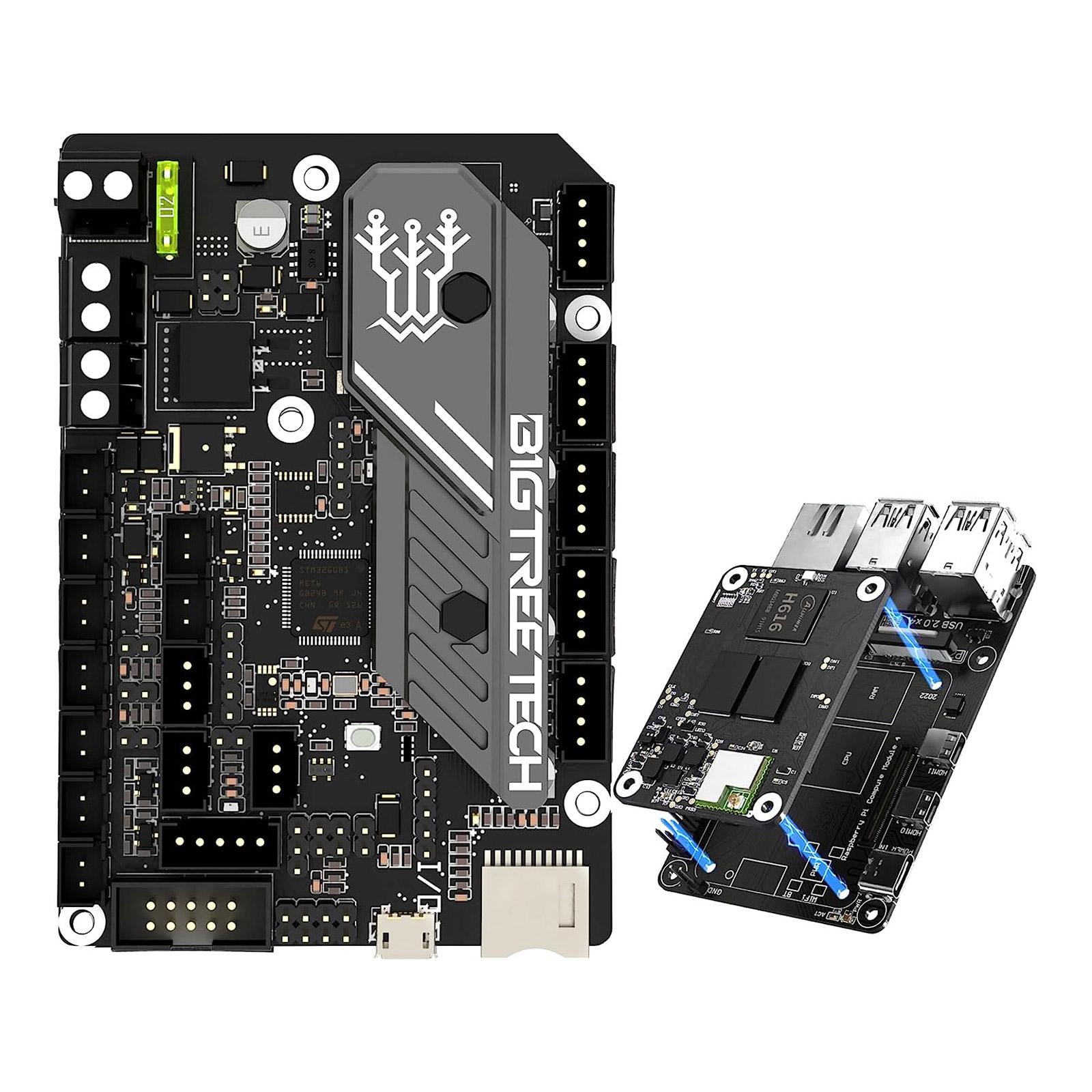 Бесшумная плата управления SKR Mini E3 V3.0 + комплект адаптеров CB1 V2.2 + Pi4B для контроллера 3D-принтера Voron V0, Ender3/3Pro
Бесшумная плата управления SKR Mini E3 V3.0 + комплект адаптеров CB1 V2.2 + Pi4B для контроллера 3D-принтера Voron V0, Ender3/3Pro