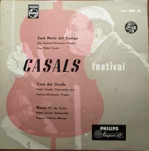 7inch Record PABLO CASALS - Casals Festival 409008AE PHILIPS 1960 Japan Classical Used
7inch Record PABLO CASALS - Casals Festival 409008AE PHILIPS 1960 Japan Classical Used