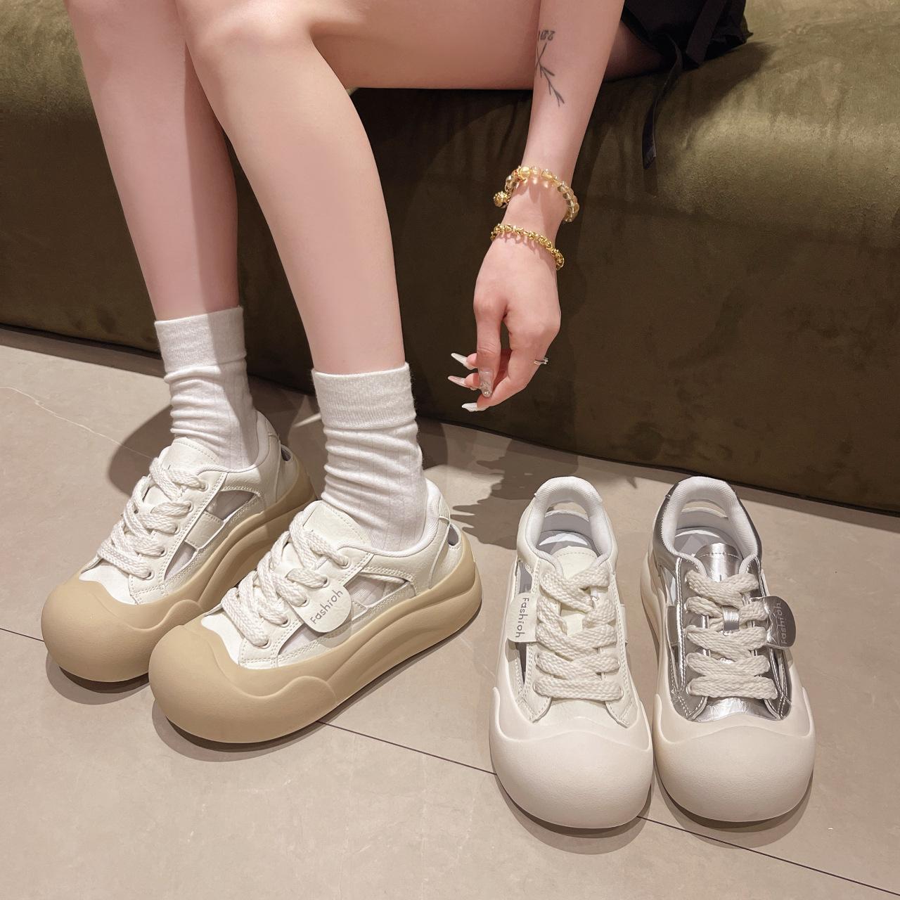 Ugly cute big head shoes spring and summer new fashion platform women s white shoes versatile sports and leisure board shoes increase height 35 абрикосовий
Ugly cute big head shoes spring and summer new fashion platform women s white shoes versatile sports and leisure board shoes increase height 35 абрикосовий