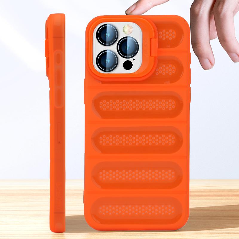 For iPhone 16 Pro Max Case Heat Dissipation Kickstand Airbags Anti-Drop TPU+PC Phone Cover Transparent Black
For iPhone 16 Pro Max Case Heat Dissipation Kickstand Airbags Anti-Drop TPU+PC Phone Cover Transparent Black