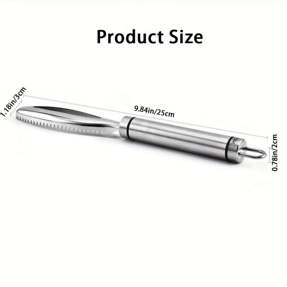 1 pcs stainless steel fish scale remover,2-in-1 fish scale scraper, suitable for removing fish gills, easily remove fish scales.
1 pcs stainless steel fish scale remover,2-in-1 fish scale scraper, suitable for removing fish gills, easily remove fish scales.