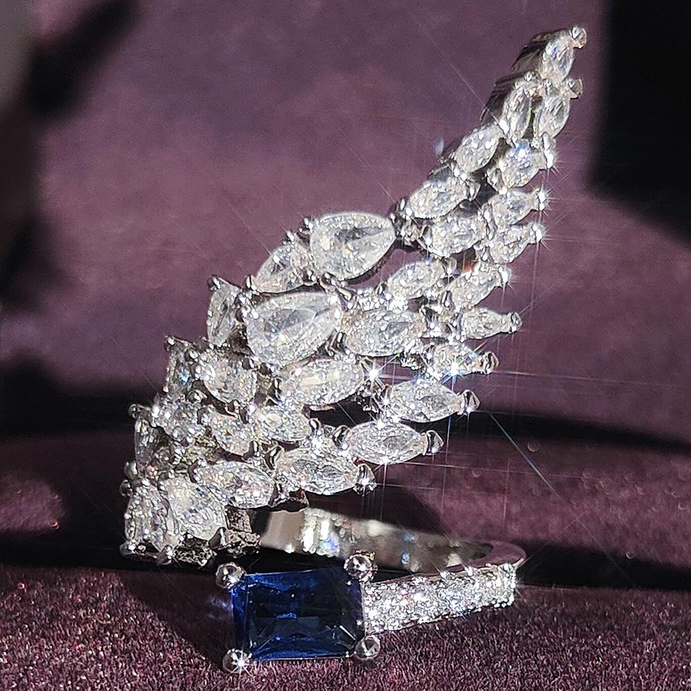 Popular Angel Wings Adjustable Diamond Ring for Women - Elegant and Versatile Design (r6546) Adjustable Open белый
Popular Angel Wings Adjustable Diamond Ring for Women - Elegant and Versatile Design (r6546) Adjustable Open белый