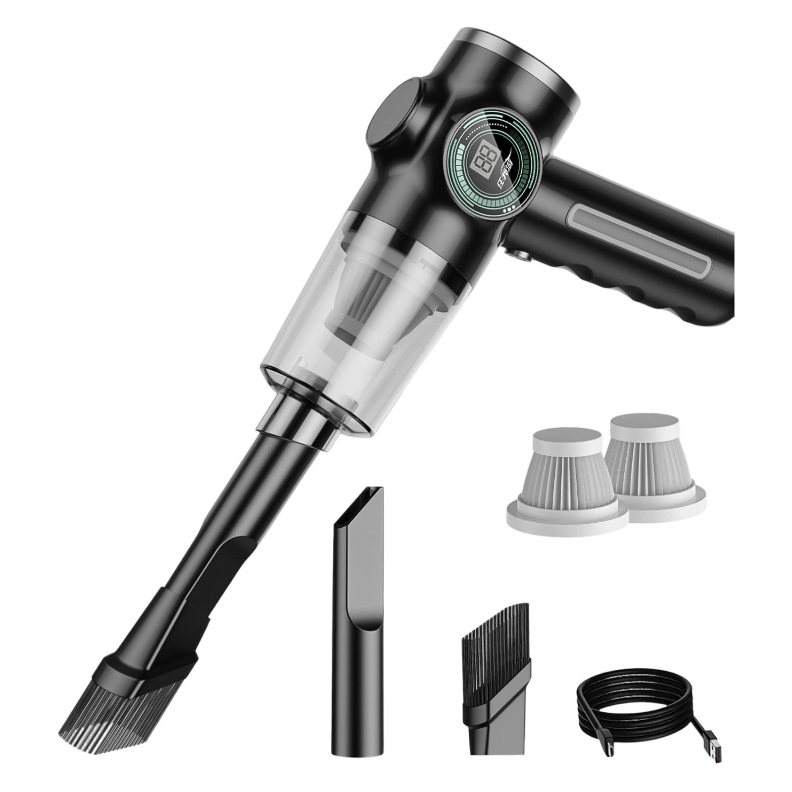 Portable Handheld Vacuum Cleaner - Cordless Car & Home Use With Super Suction Power , Compact Blower/Duster For Auto Interior , Pet Hair One Size чорний
Portable Handheld Vacuum Cleaner - Cordless Car & Home Use With Super Suction Power , Compact Blower/Duster For Auto Interior , Pet Hair One Size чорний