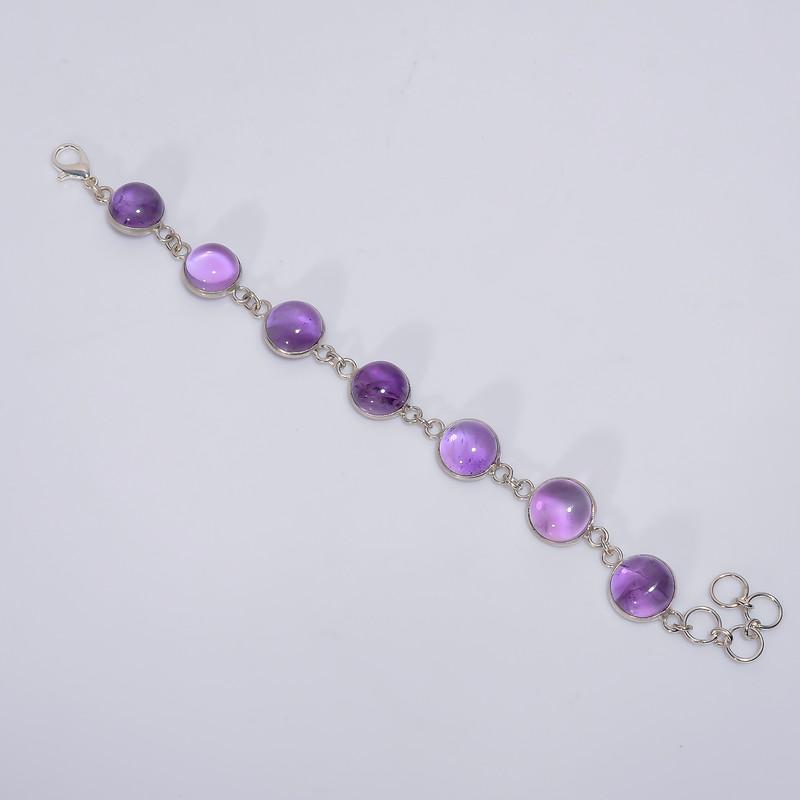 Gorgeous Top Grade Qualite 100% Natural Amethyst Round Shape Ethnic Style Handmade Jewelry 925 Steling Silver Plated Bracelet 6-7 WSJ-5207 6-7
Gorgeous Top Grade Qualite 100% Natural Amethyst Round Shape Ethnic Style Handmade Jewelry 925 Steling Silver Plated Bracelet 6-7 WSJ-5207 6-7