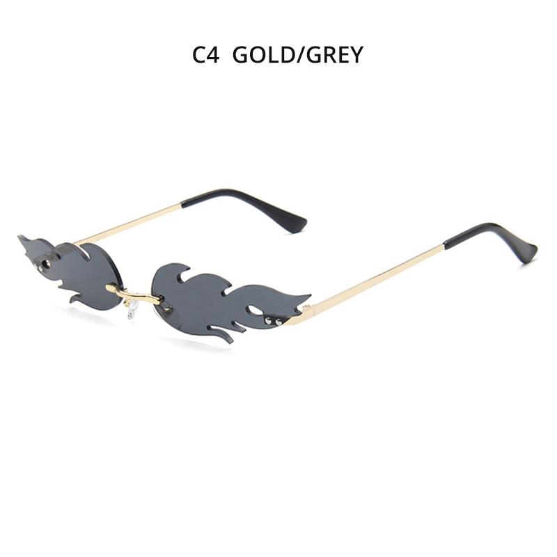 Fashion Fire Flame Women Men Sunglasses Brand Designer Rimless Wave Sun Glasses Vintage Mirror Party Shades
Fashion Fire Flame Women Men Sunglasses Brand Designer Rimless Wave Sun Glasses Vintage Mirror Party Shades