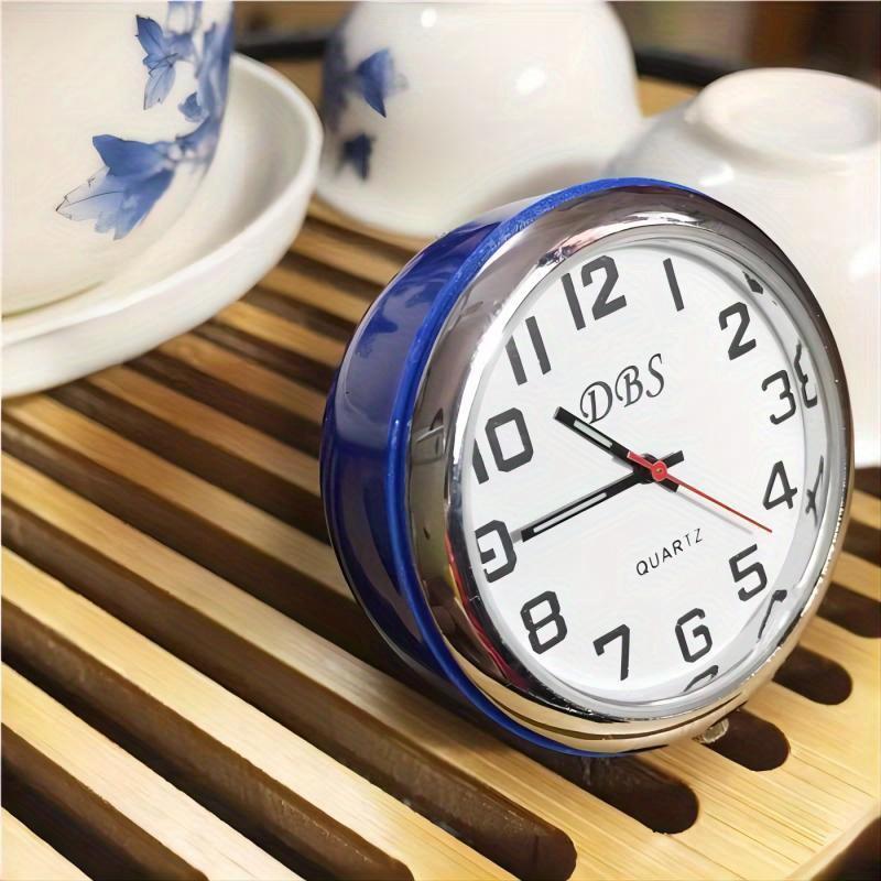 Mini quartz table clock for men and women, desktop decoration, portable, simple and creative, silent bedside student car watch синій
Mini quartz table clock for men and women, desktop decoration, portable, simple and creative, silent bedside student car watch синій