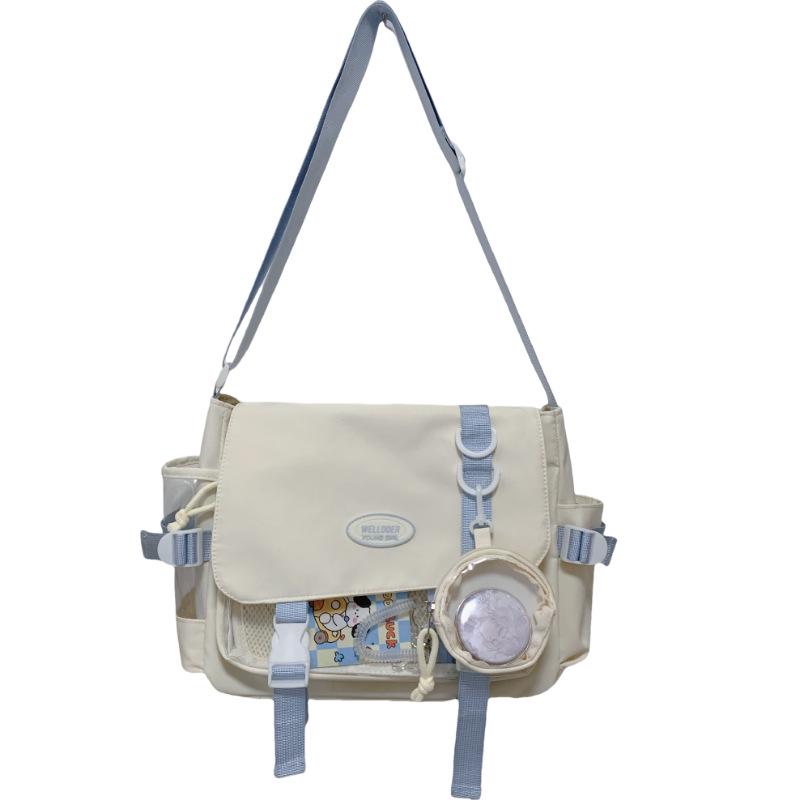 Women s Large-Capacity College Style Crossbody Messenger Bag – Versatile, Transparent with Badge/Doll Display Single Bag
Women s Large-Capacity College Style Crossbody Messenger Bag – Versatile, Transparent with Badge/Doll Display Single Bag