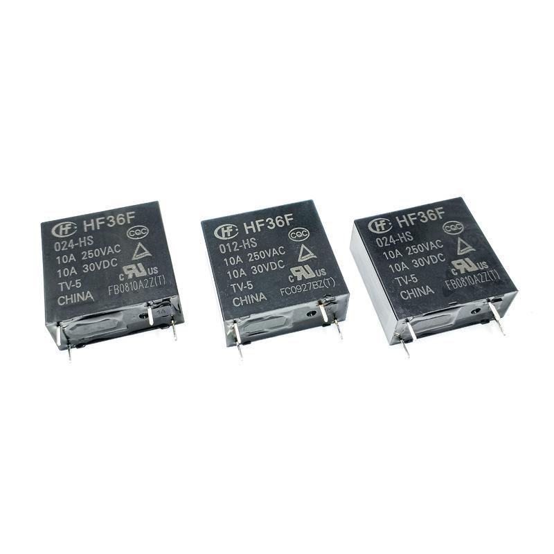 Authentic Hongfa Relay HF36F-012-HS/024-HS, Normally Open, 10A, 4-Pin In Stock 012-HS
Authentic Hongfa Relay HF36F-012-HS/024-HS, Normally Open, 10A, 4-Pin In Stock 012-HS