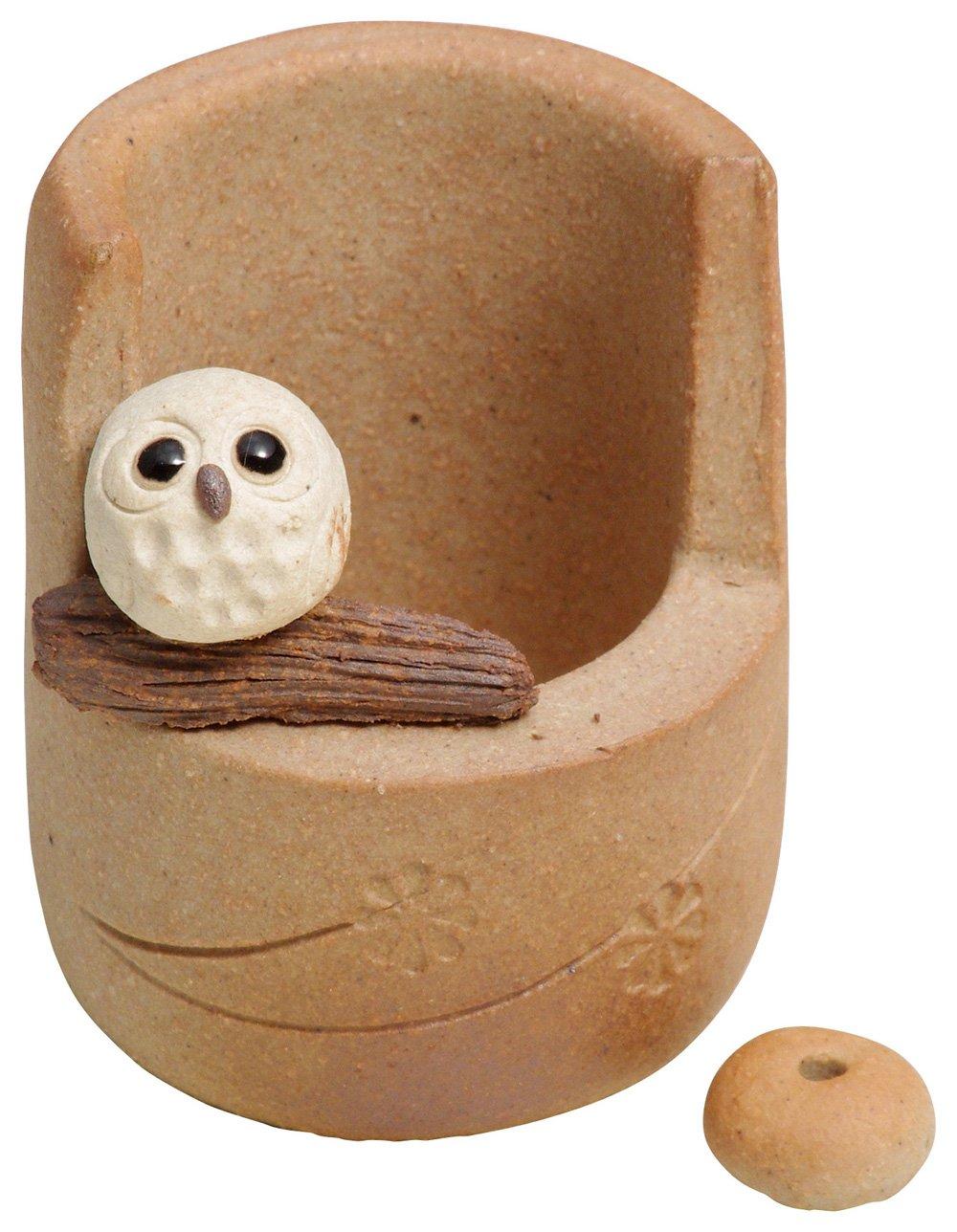 Маруи Сейто Сигараки Варе Хечимон Керамическая тарелка для благовоний с совой на пне 5 см х Сделано в Подставка для продукта, Дизайн, Диаметр прибл.. Высота 5,5 см, Япония,
Маруи Сейто Сигараки Варе Хечимон Керамическая тарелка для благовоний с совой на пне 5 см х Сделано в Подставка для продукта, Дизайн, Диаметр прибл.. Высота 5,5 см, Япония,