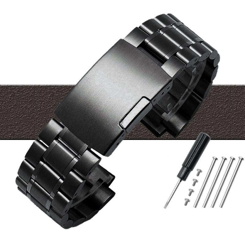 For TIMEX T2N720 T2N721 TW2R55500 T2N739 Stainless Steel Watchband Men s Watch Strap 24*16mm Lug End Metal Bracelet Black Silver 24x16mm
For TIMEX T2N720 T2N721 TW2R55500 T2N739 Stainless Steel Watchband Men s Watch Strap 24*16mm Lug End Metal Bracelet Black Silver 24x16mm