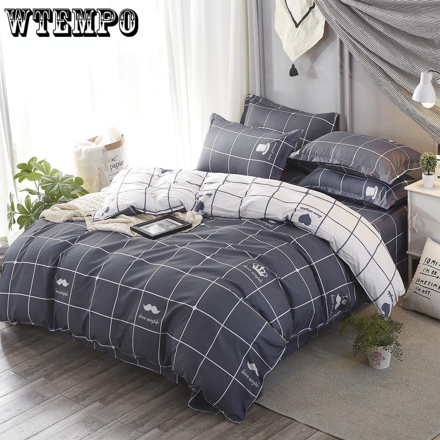 New 4 PCS Bedding Set Breathable Bed Cover Skin-friendly Cotton Bed Decoration 4 Pcs Single
New 4 PCS Bedding Set Breathable Bed Cover Skin-friendly Cotton Bed Decoration 4 Pcs Single