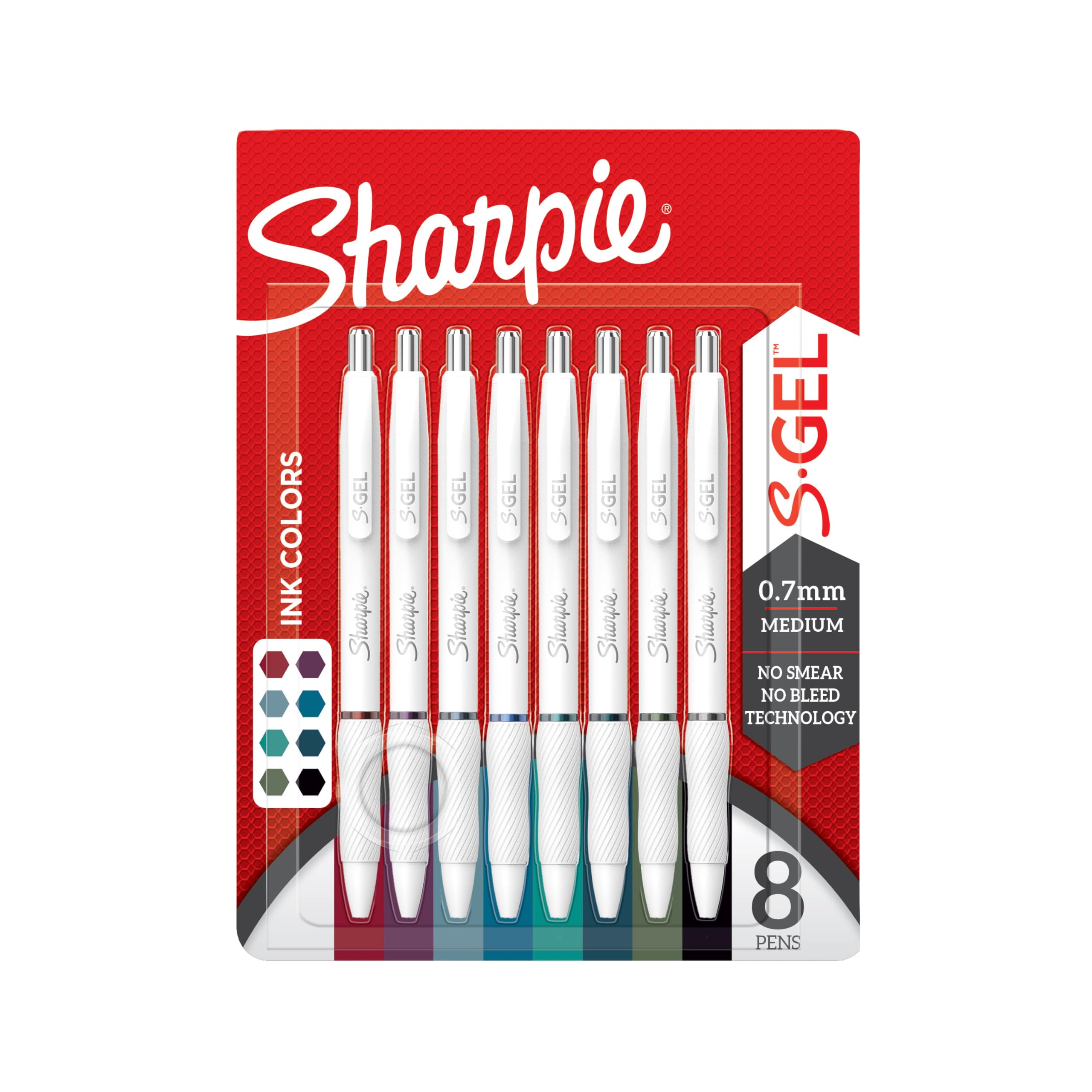 Sharpie S Gel Vivid Gel 2208551 0.7mm 8-Color Pens,
Sharpie S Gel Vivid Gel 2208551 0.7mm 8-Color Pens,