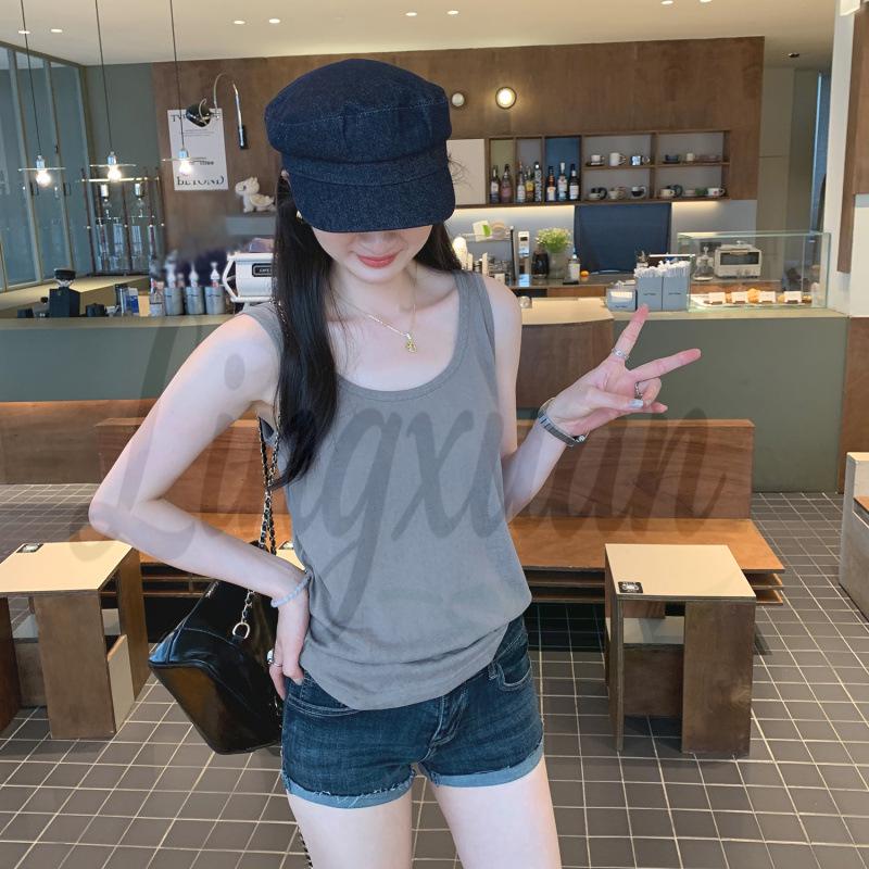 Women s U-Neck Wide Shoulder Strap Tank Top, Sleeveless Summer 2026 Style, Versatile as Inner or Outer Wear Extra Large темно-серого
Women s U-Neck Wide Shoulder Strap Tank Top, Sleeveless Summer 2026 Style, Versatile as Inner or Outer Wear Extra Large темно-серого