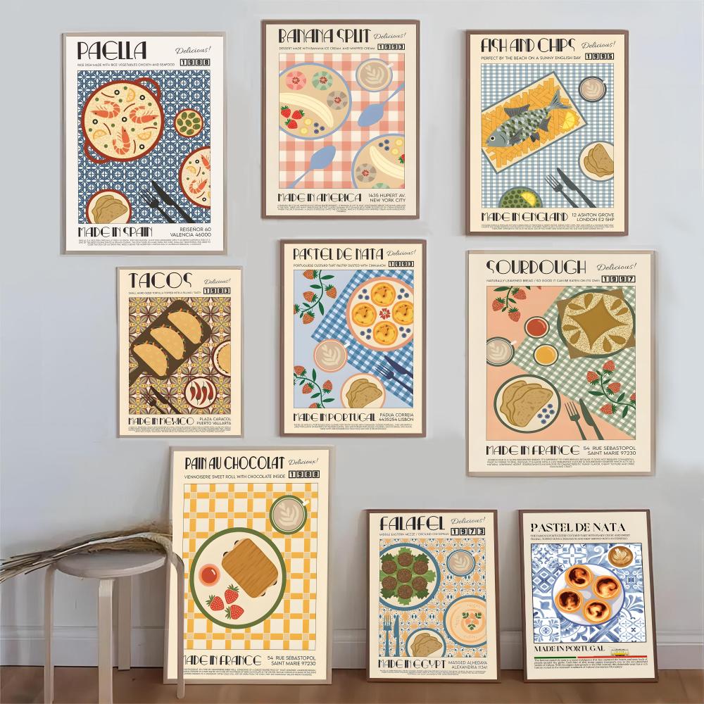 Coffee Banana Split Sushi Ramen Retro Korean Food Posters Fancy Wall Sticker for Living Room Bar Aesthetic Decoration Wall Decor 21cm×30cm NoFrame
Coffee Banana Split Sushi Ramen Retro Korean Food Posters Fancy Wall Sticker for Living Room Bar Aesthetic Decoration Wall Decor 21cm×30cm NoFrame