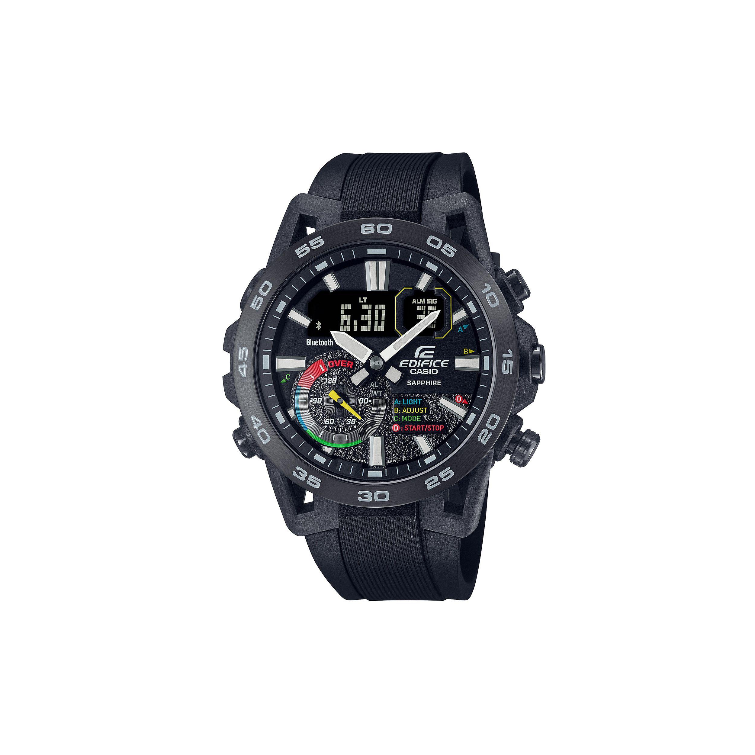 Casio Edifice Fashion Waterproof Casual Business Bluetooth Connection Classic Metal Colorful Racing Series Quartz Movement Resin Strap ECB-40YMP-1APR ECB-40YMP-1APR
Casio Edifice Fashion Waterproof Casual Business Bluetooth Connection Classic Metal Colorful Racing Series Quartz Movement Resin Strap ECB-40YMP-1APR ECB-40YMP-1APR