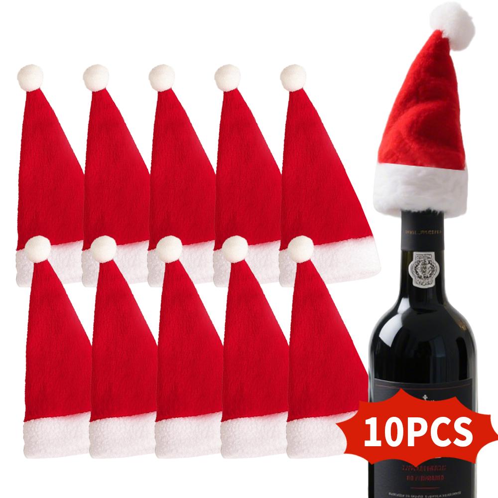 Mini Santa Hats Car Decoration Wine Bottle Covers Cartoon Lollipops Caps Xmas Tree Ornament Christmas Bottle Holder Dinner Table PC-10
Mini Santa Hats Car Decoration Wine Bottle Covers Cartoon Lollipops Caps Xmas Tree Ornament Christmas Bottle Holder Dinner Table PC-10