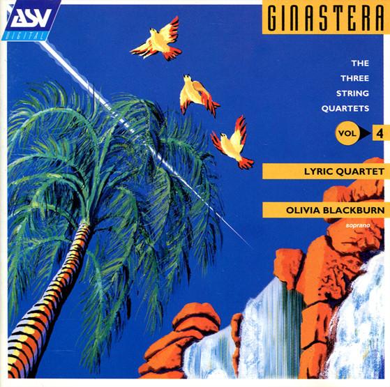 CD ALBERTO GINASTERA, LYRIC QUARTET, O - The Three String Quartets CDDCA944 ASV Digital, AS 1996 Europe Classical Used
CD ALBERTO GINASTERA, LYRIC QUARTET, O - The Three String Quartets CDDCA944 ASV Digital, AS 1996 Europe Classical Used