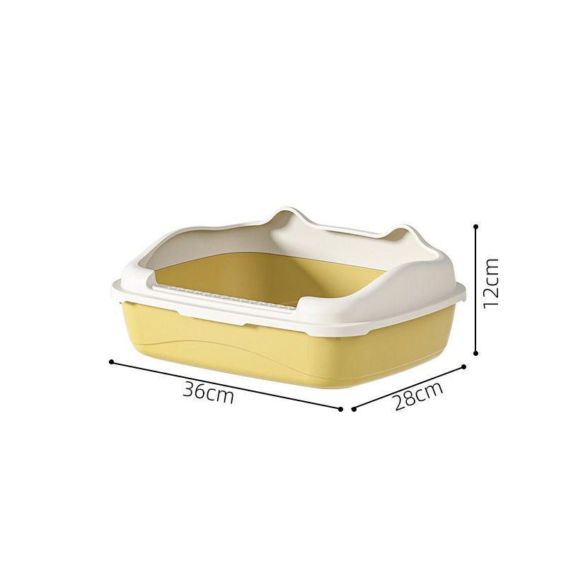 Большой лоток для кошек с защитой от брызг, полностью открытый туалет для котят, полузакрытый лоток для кошачьего наполнителя, товары для питомцев, таз для кошачьего наполнителя Side-opening light yellow (medium) | For kittens
Большой лоток для кошек с защитой от брызг, полностью открытый туалет для котят, полузакрытый лоток для кошачьего наполнителя, товары для питомцев, таз для кошачьего наполнителя Side-opening light yellow (medium) | For kittens