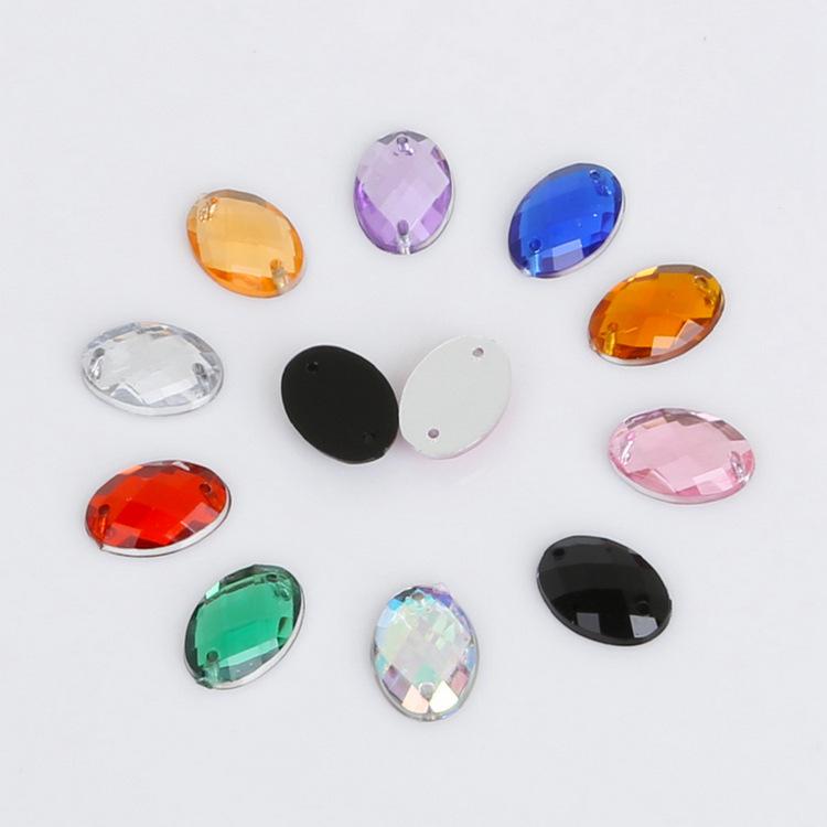 Round Multi-Faceted Acrylic Rhinestones with Double-Hole Flat-Back for Jewelry Accessories Oval Mesh 50 pcs/pack
Round Multi-Faceted Acrylic Rhinestones with Double-Hole Flat-Back for Jewelry Accessories Oval Mesh 50 pcs/pack