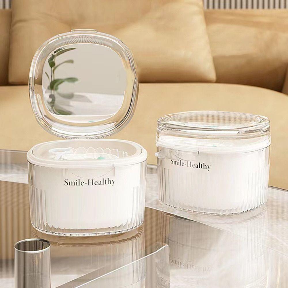 No-Leak Orthodontic Retainer Invisible Retainer Cleaning Case Braces Invisible Box for Home білий
No-Leak Orthodontic Retainer Invisible Retainer Cleaning Case Braces Invisible Box for Home білий