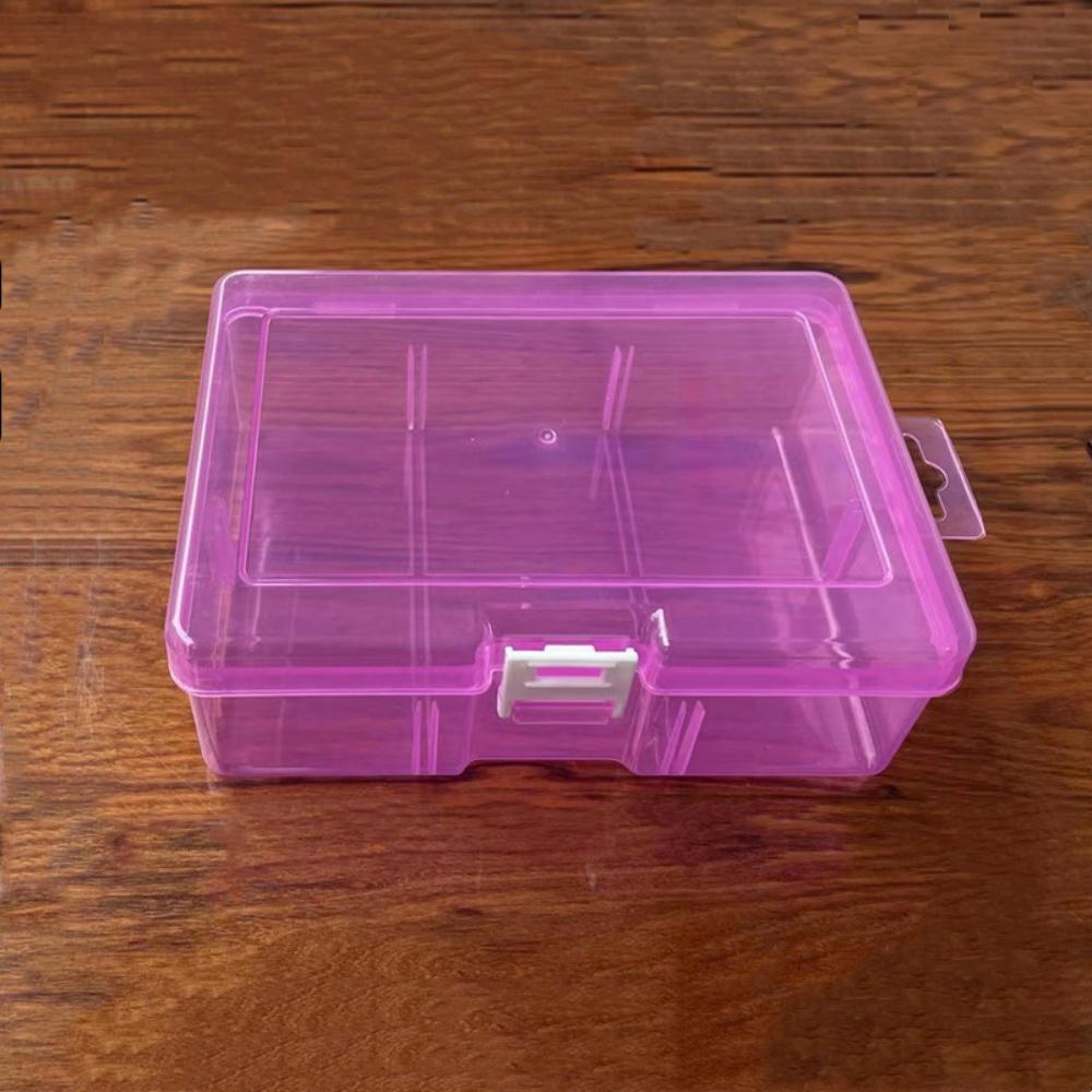 1pc Transparent Plastic Storage Boxes For Jewelry Hardware Accessories Small Items DIY Crafts Cosmetics Holder Case Container рожевий
1pc Transparent Plastic Storage Boxes For Jewelry Hardware Accessories Small Items DIY Crafts Cosmetics Holder Case Container рожевий