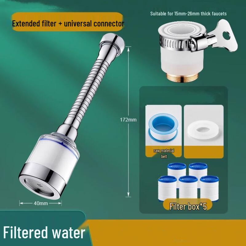 TLXT Kitchen Sink Faucet Water Filter & Purifier
TLXT Kitchen Sink Faucet Water Filter & Purifier