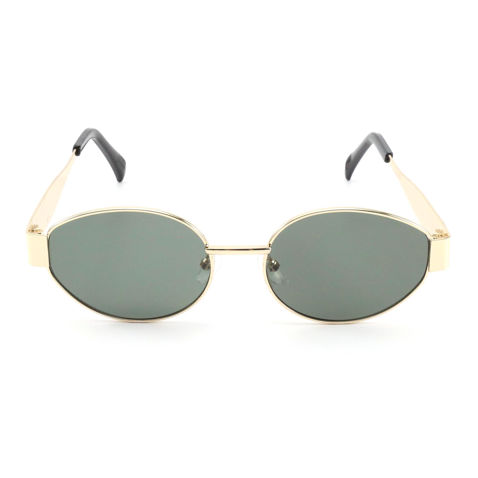 Oval Frame Tea-Colored Cat-Eye Sunglasses: Retro Metal Design, Street Style, Driving, Anti-UV Protection.
Oval Frame Tea-Colored Cat-Eye Sunglasses: Retro Metal Design, Street Style, Driving, Anti-UV Protection.