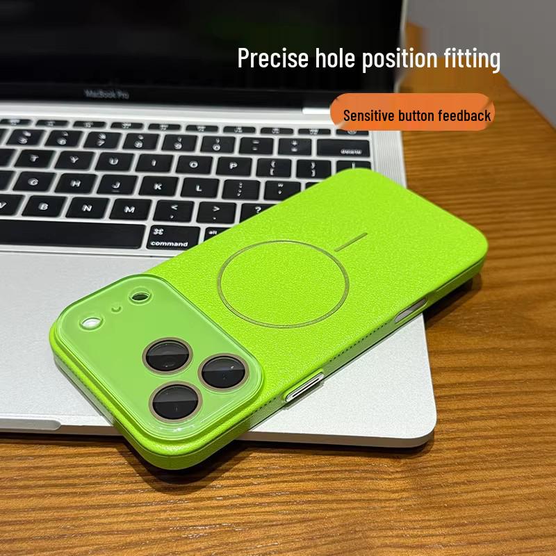Compatible with iPhone 17 Pro Max, Lychee Pattern Thin Ring Magnetic Case – Full Coverage Protective PC Skin for iPhone 16. iPhone 13 Pro Max
Compatible with iPhone 17 Pro Max, Lychee Pattern Thin Ring Magnetic Case – Full Coverage Protective PC Skin for iPhone 16. iPhone 13 Pro Max
