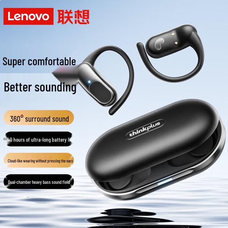 Lenovo LK7 Wireless Bluetooth Open-Ear Hook Headphones
Lenovo LK7 Wireless Bluetooth Open-Ear Hook Headphones