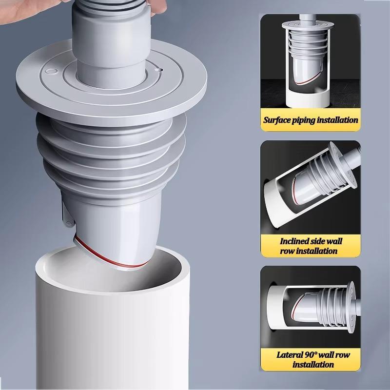 Silicone Bathroom Sewer Seal Ring Kitchen Sink Sewer Pipe Plug Washing Machine Anti-odor Leakage Floor Drain Connector Stopper
Silicone Bathroom Sewer Seal Ring Kitchen Sink Sewer Pipe Plug Washing Machine Anti-odor Leakage Floor Drain Connector Stopper