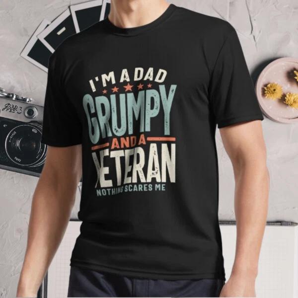 New Shirt I m a Dad Grumpy and a Veteran Active Logo T-Shirt Funny Size S - 5XL XL
New Shirt I m a Dad Grumpy and a Veteran Active Logo T-Shirt Funny Size S - 5XL XL