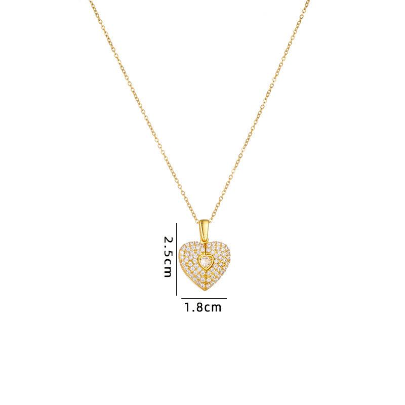 New Design Heart Sun Zircon Pendant Necklace Stainless Steel Opening Geometric Choker Jewelry Party Gifts For Women Girls
New Design Heart Sun Zircon Pendant Necklace Stainless Steel Opening Geometric Choker Jewelry Party Gifts For Women Girls