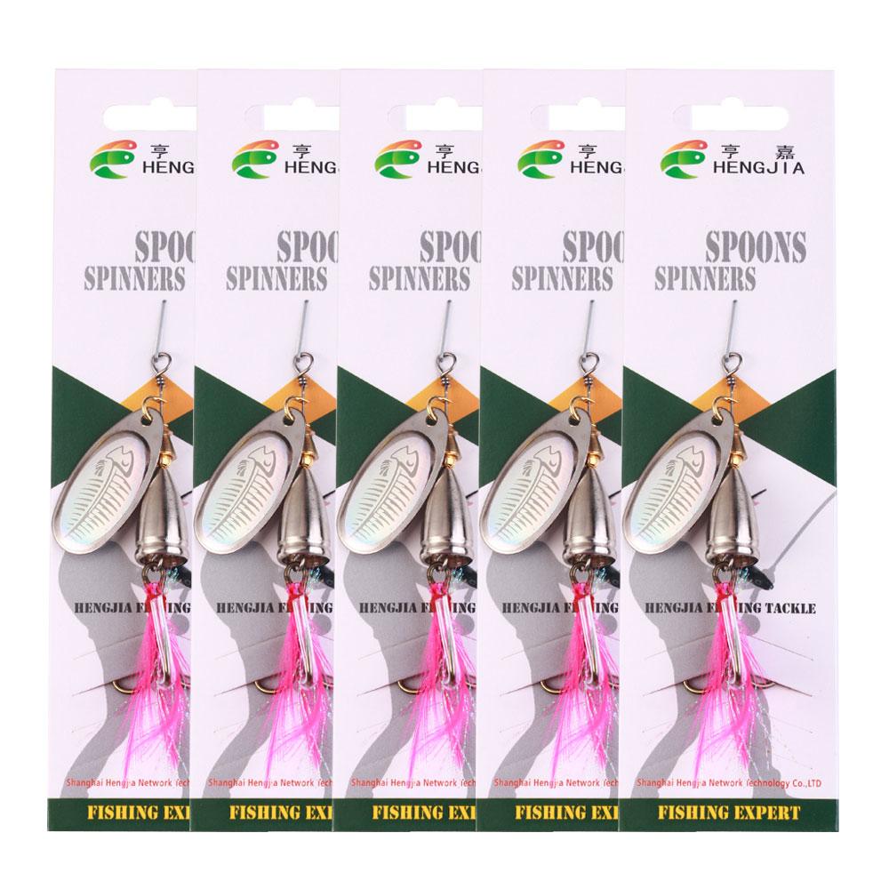 5pcs Spoon Spinner Metal Fishing Lure Sequin Artificial Wobbler Fishing Bait With Strong Treble Hooks Lures
5pcs Spoon Spinner Metal Fishing Lure Sequin Artificial Wobbler Fishing Bait With Strong Treble Hooks Lures